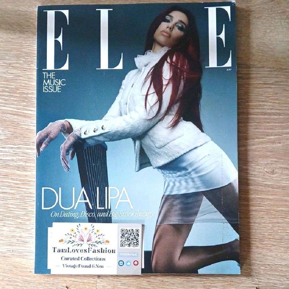 Elle Magazine Hearst Publication May 2024 The Music Issue Lifestyle Fashion
